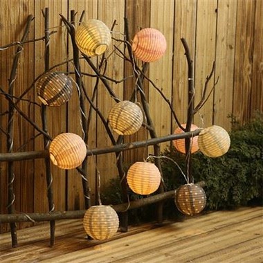 Foldable Lantern Light Chain